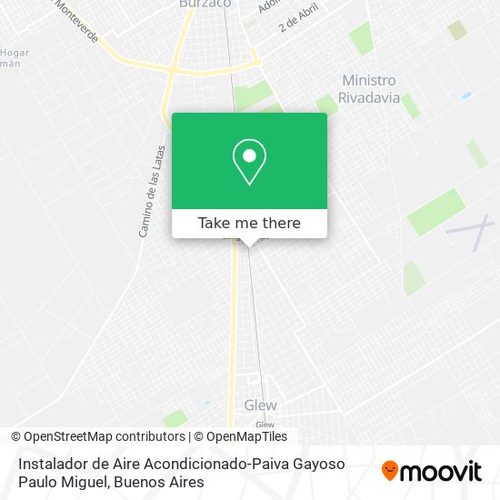 Instalador de Aire Acondicionado-Paiva Gayoso Paulo Miguel map