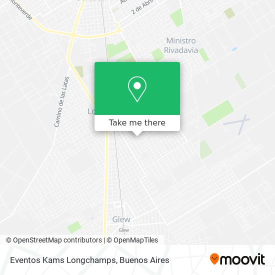 Eventos Kams Longchamps map