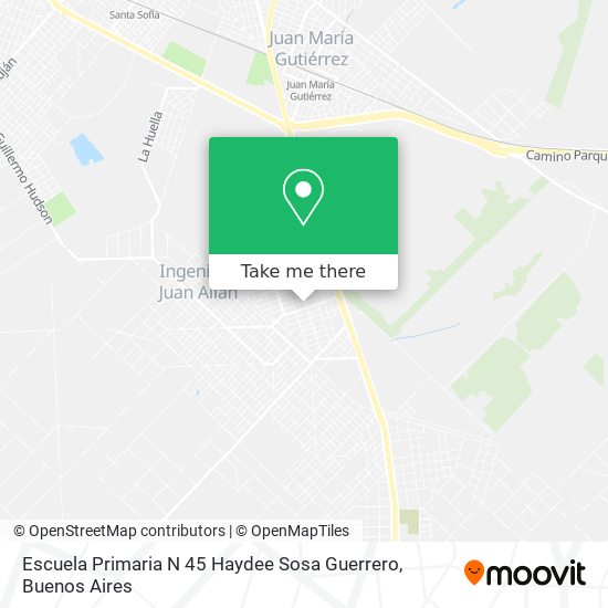 Mapa de Escuela Primaria N 45 Haydee Sosa Guerrero