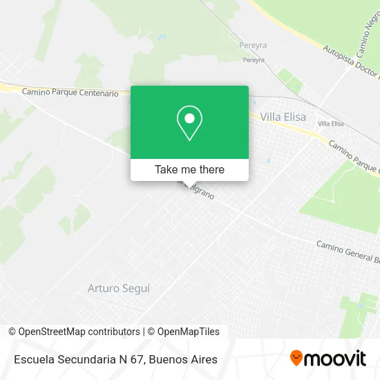 Mapa de Escuela Secundaria N 67
