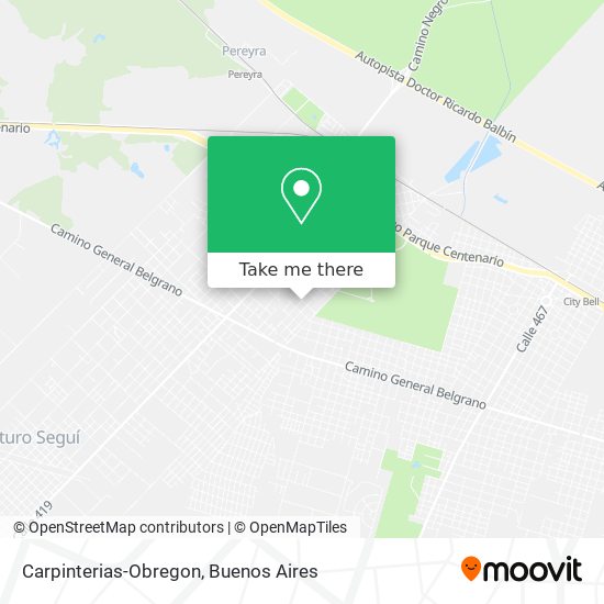 Carpinterias-Obregon map