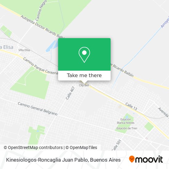 Kinesiologos-Roncaglia Juan Pablo map