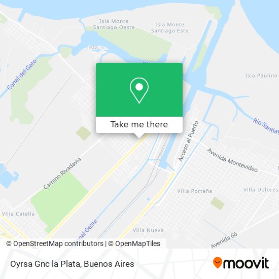 Mapa de Oyrsa Gnc la Plata
