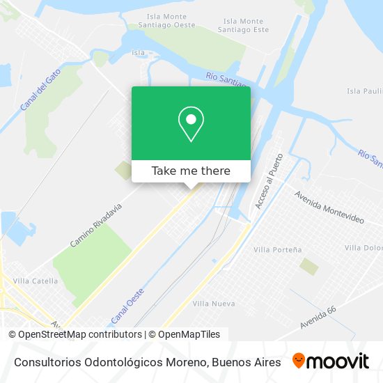 Consultorios Odontológicos Moreno map