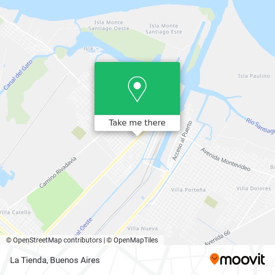 La Tienda map