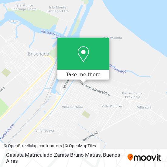 Mapa de Gasista Matriculado-Zarate Bruno Matias