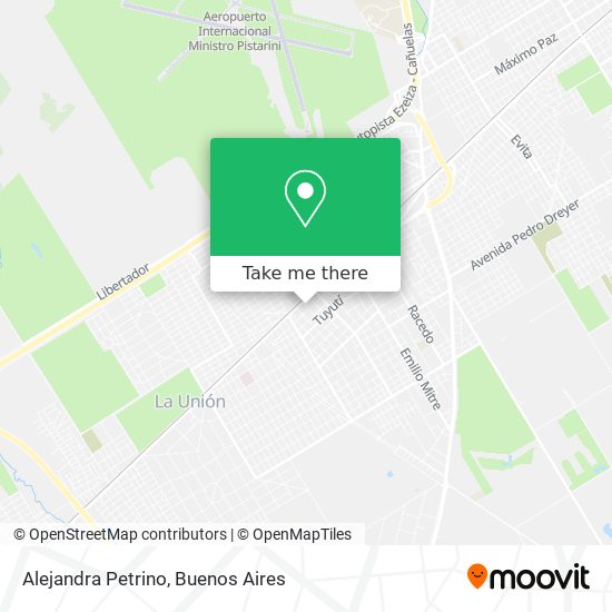 Mapa de Alejandra Petrino