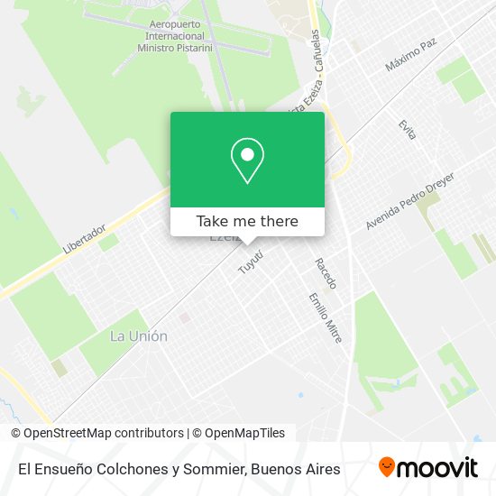 Mapa de El Ensueño Colchones y Sommier