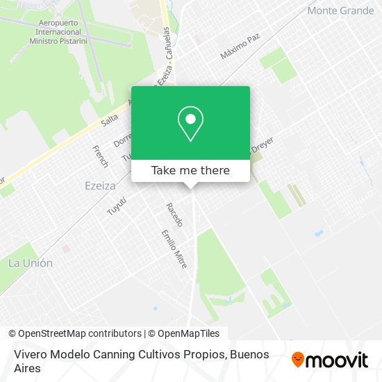 Vivero Modelo Canning Cultivos Propios map