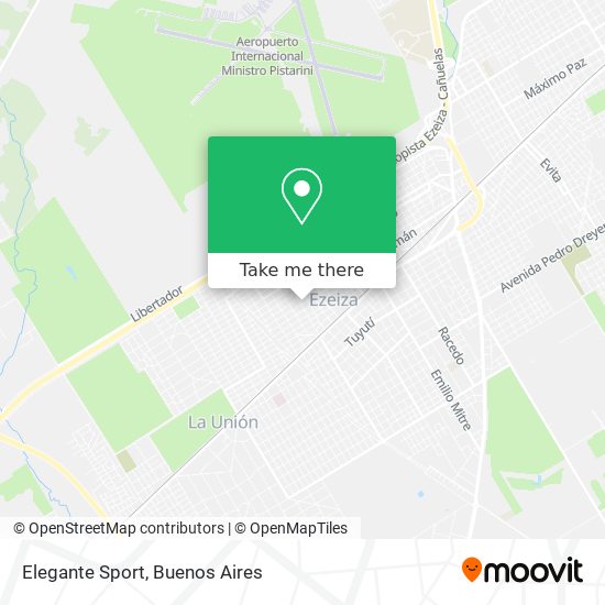 Mapa de Elegante Sport