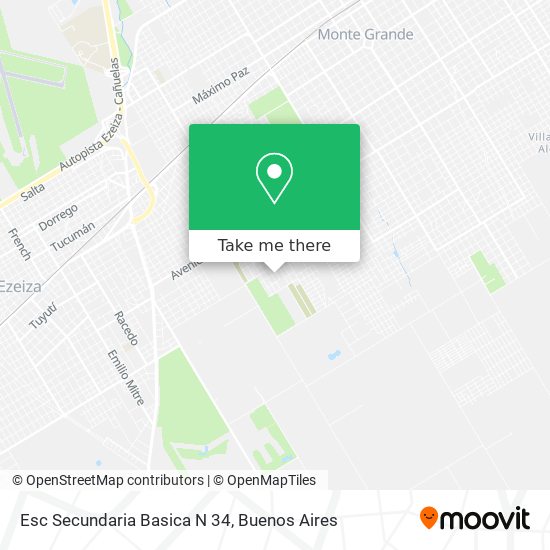 Mapa de Esc Secundaria Basica N 34