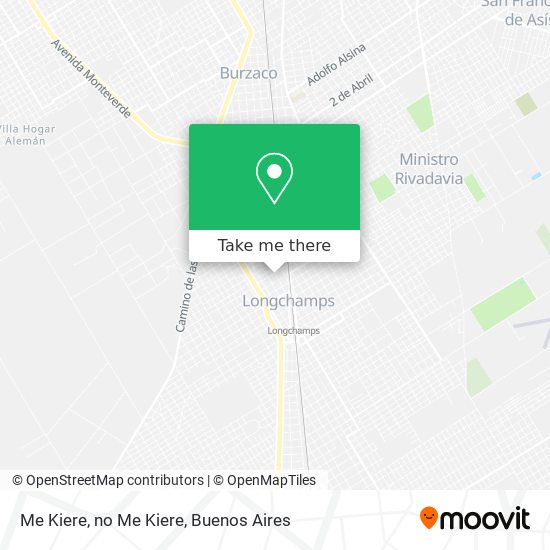 Me Kiere, no Me Kiere map