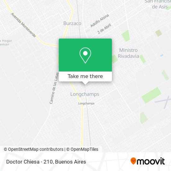 Mapa de Doctor Chiesa - 210