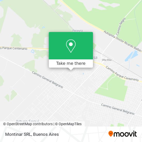 Montinar SRL map