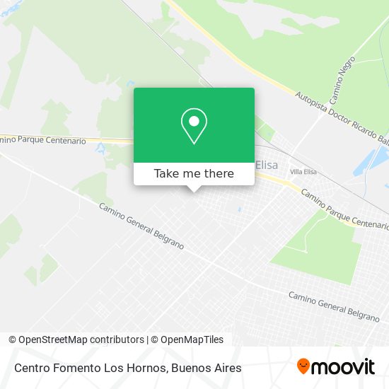 Centro Fomento Los Hornos map