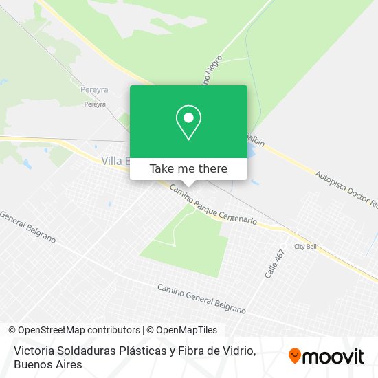 Mapa de Victoria Soldaduras Plásticas y Fibra de Vidrio