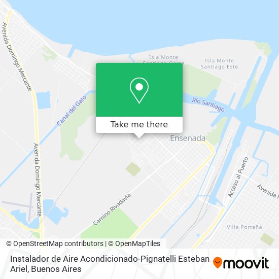 Mapa de Instalador de Aire Acondicionado-Pignatelli Esteban Ariel