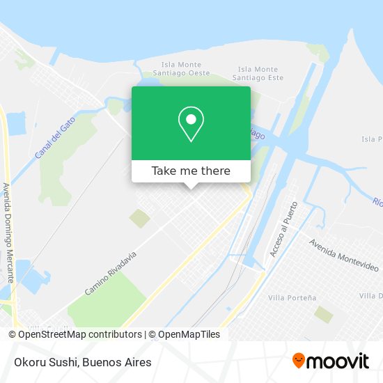 Mapa de Okoru Sushi