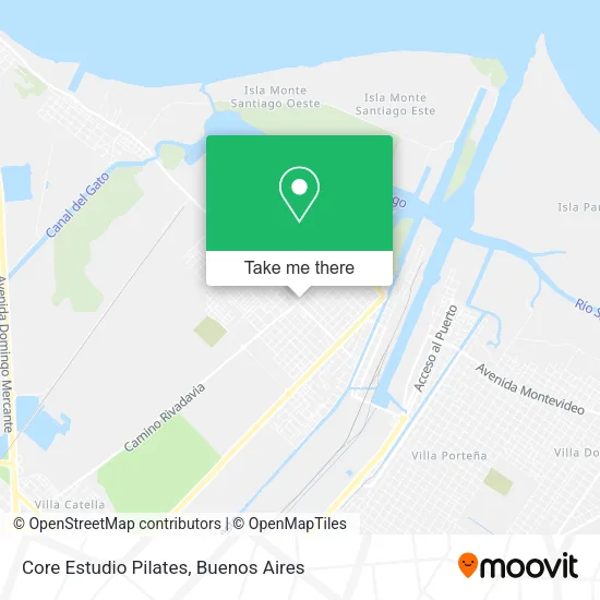 Core Estudio Pilates map