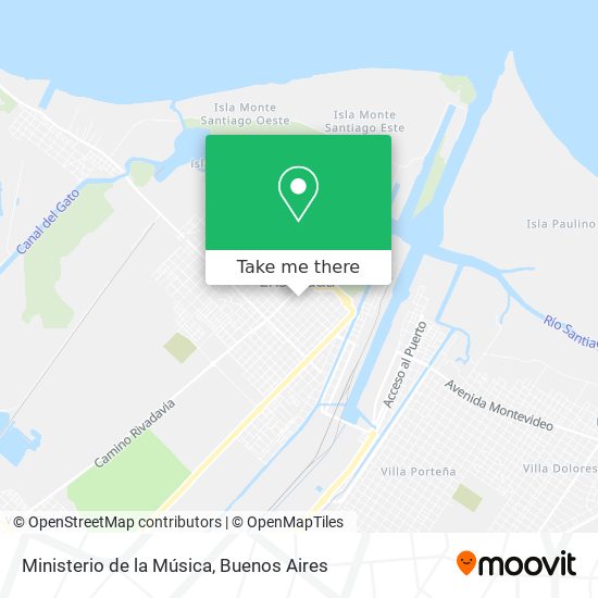 Ministerio de la Música map