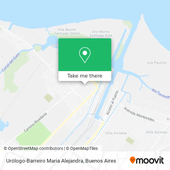 Mapa de Urólogo-Barreiro Maria Alejandra