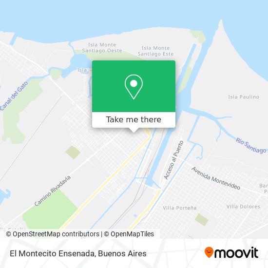 El Montecito Ensenada map