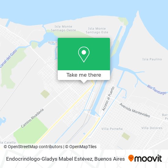 Endocrinólogo-Gladys Mabel Estévez map