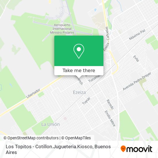 Los Topitos - Cotillon.Jugueteria.Kiosco map