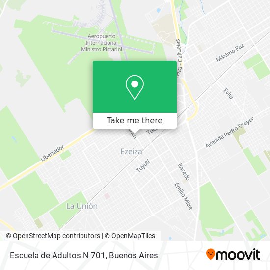 Escuela de Adultos N 701 map