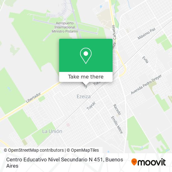 Centro Educativo Nivel Secundario N 451 map