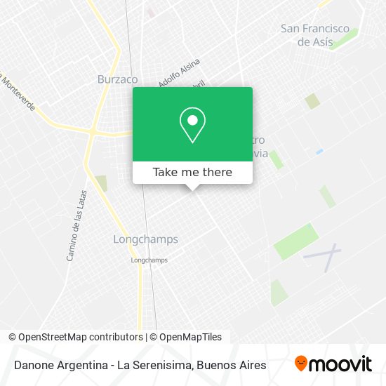 Mapa de Danone Argentina - La Serenisima