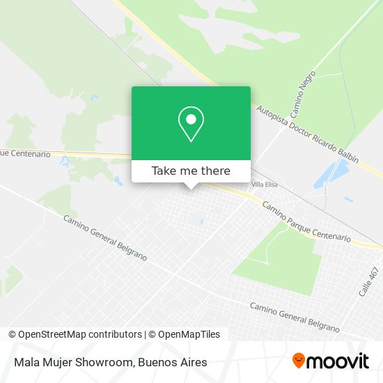 Mala Mujer Showroom map