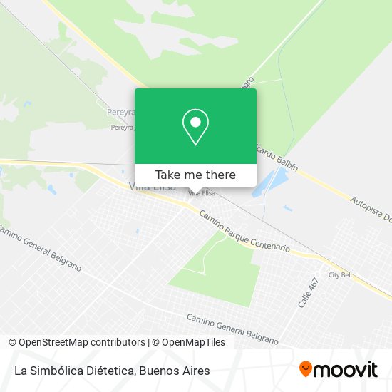 La Simbólica Diétetica map