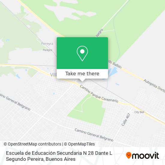 Escuela de Educación Secundaria N 28 Dante L Segundo Pereira map