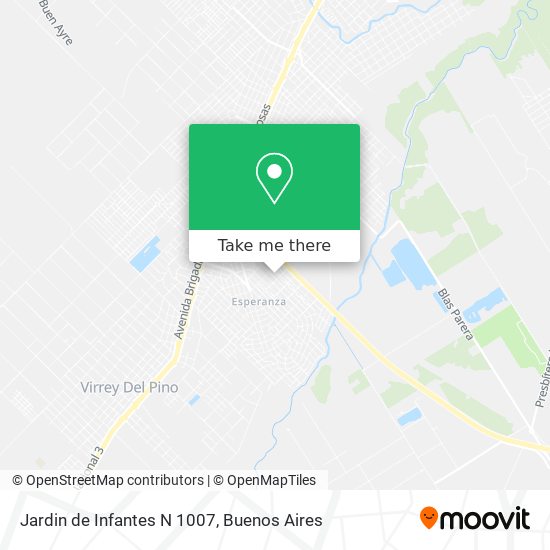 Mapa de Jardin de Infantes N 1007