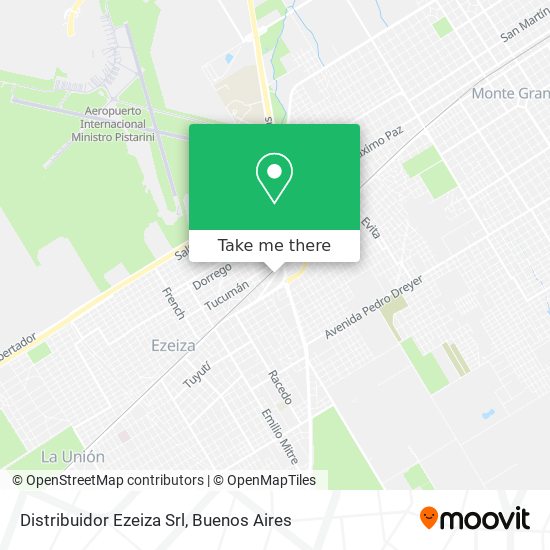 Distribuidor Ezeiza Srl map