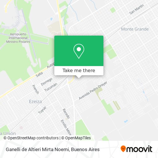 Mapa de Ganelli de Altieri Mirta Noemi