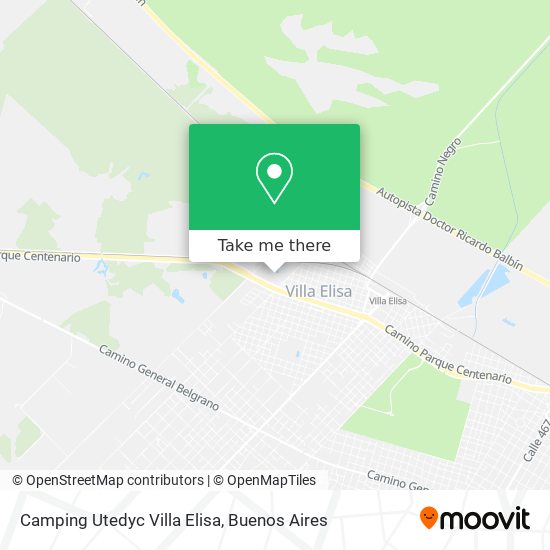 Camping Utedyc Villa Elisa map