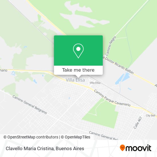 Clavello Maria Cristina map