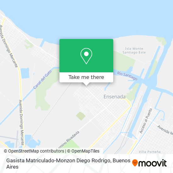 Mapa de Gasista Matriculado-Monzon Diego Rodrigo