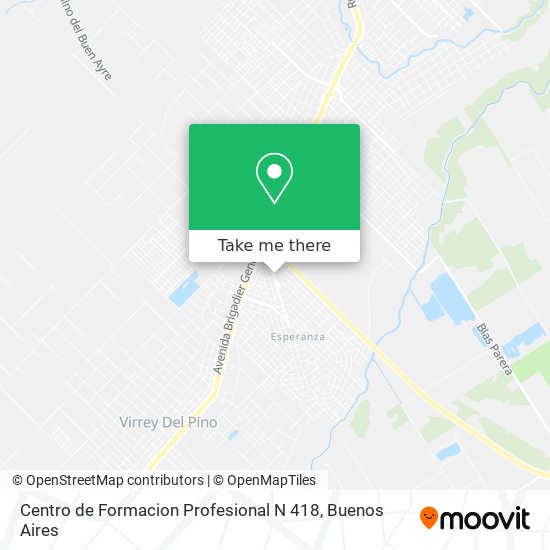 Centro de Formacion Profesional N 418 map