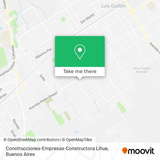 Construcciones-Empresas-Constructora Lihue map