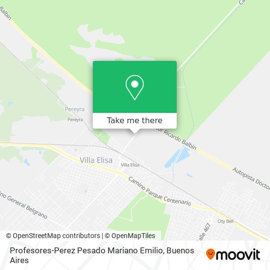 Profesores-Perez Pesado Mariano Emilio map