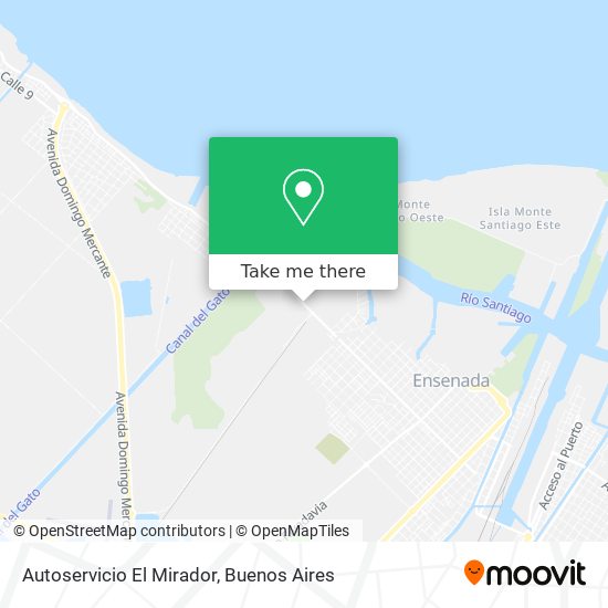 Autoservicio El Mirador map
