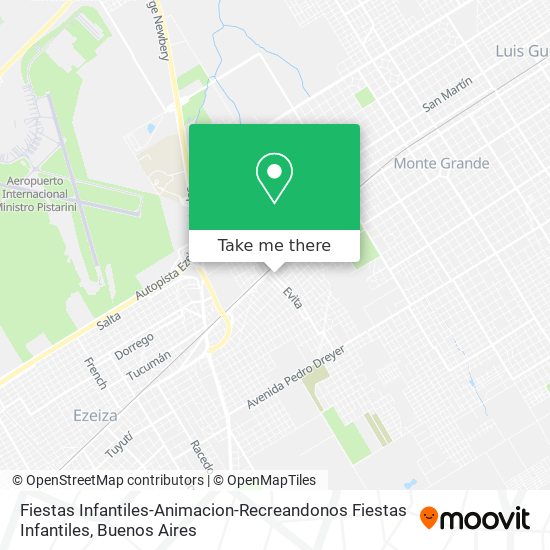 Fiestas Infantiles-Animacion-Recreandonos Fiestas Infantiles map
