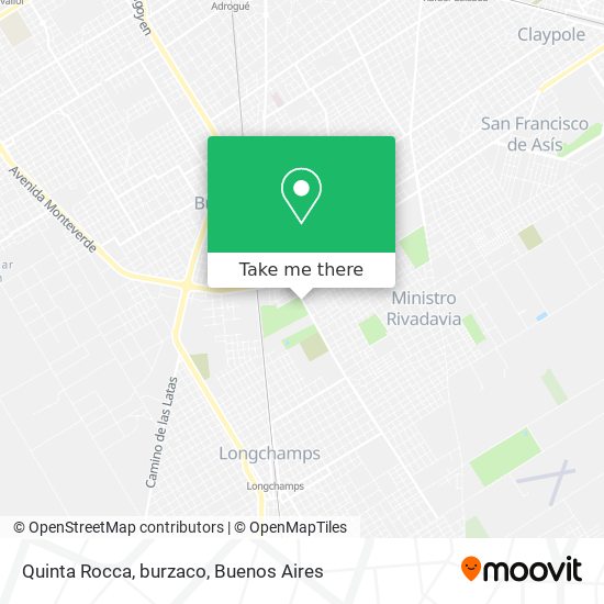 Mapa de Quinta Rocca, burzaco