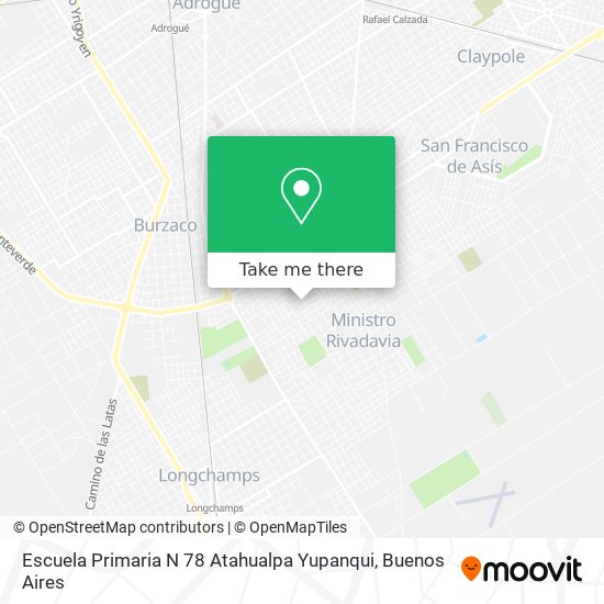 Mapa de Escuela Primaria N 78 Atahualpa Yupanqui