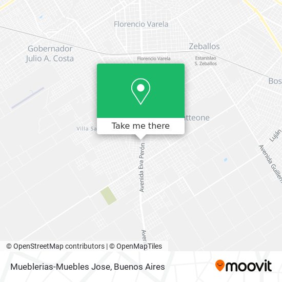 Mueblerias-Muebles Jose map