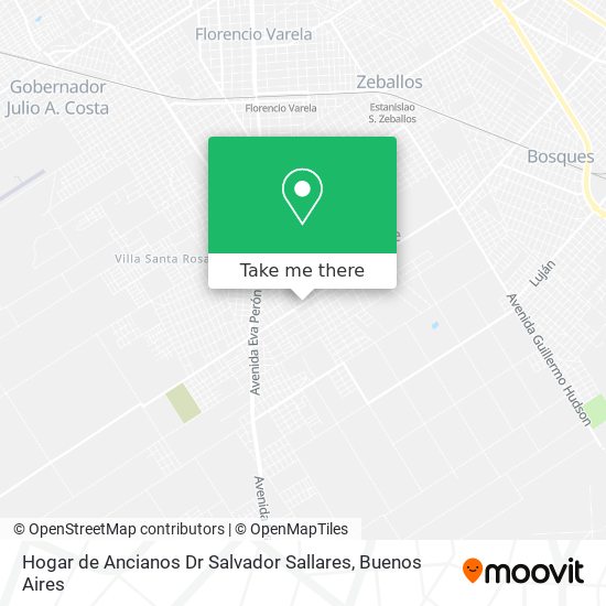 Hogar de Ancianos Dr Salvador Sallares map