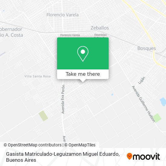 Gasista Matriculado-Leguizamon Miguel Eduardo map